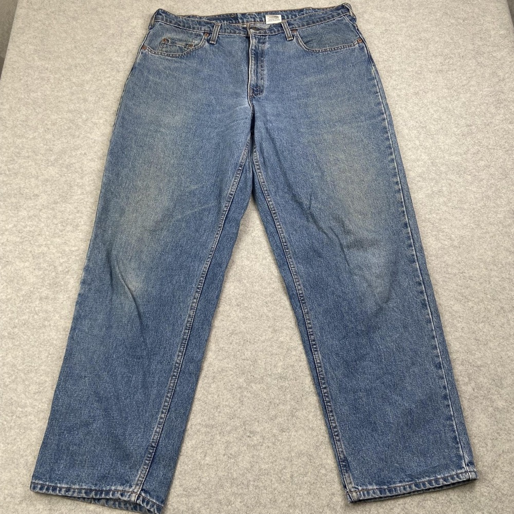 Levis 535 Jeans Mens 38x32 (37x31) Blue Euro Fit Straight Leg High Rise Canada